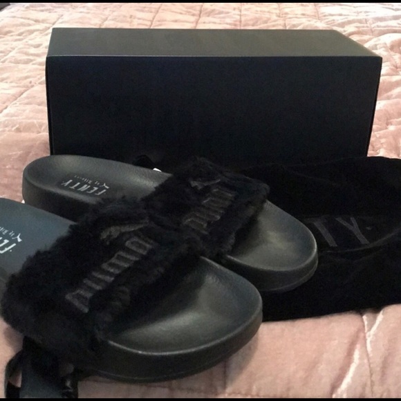 Puma Shoes - Rihanna Fenty Leadcat Puma Slides